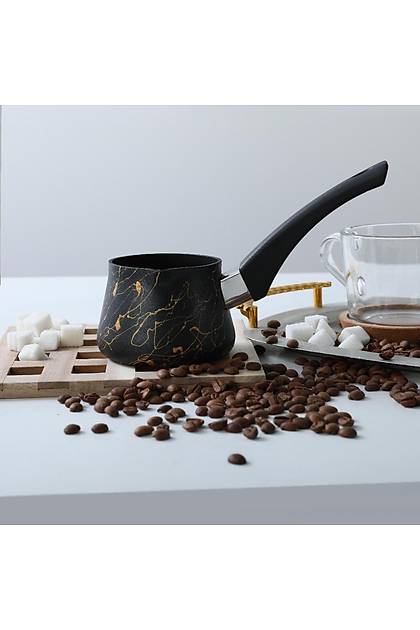 Elegance Granit Cezve & Stlk 2 Kiilik 200 ml
