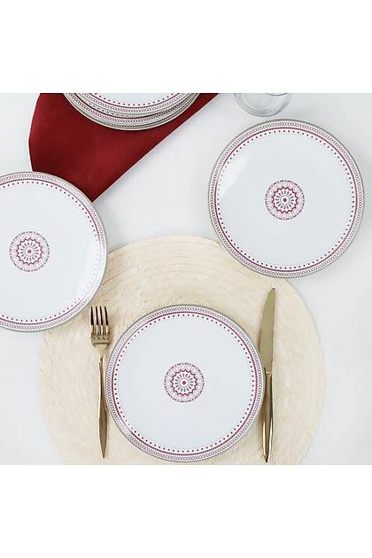 Red Circle Pasta Taba 20 Cm 6 Adet - 19873