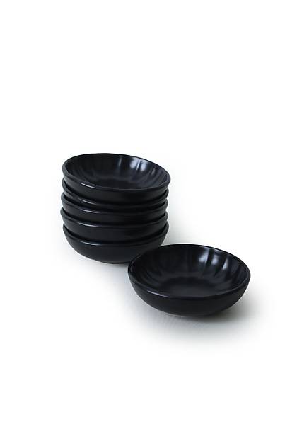 Mat Siyah Sirius erezlik / Sosluk 12 Cm 6 Adet 956