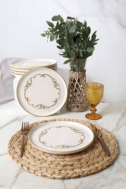 Bronze Bloom Nordic Pasta Taba 22 Cm 6 Adet 22927
