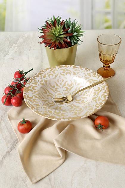 Vintage Gold Ege Makarna Taba 28 Cm 22706