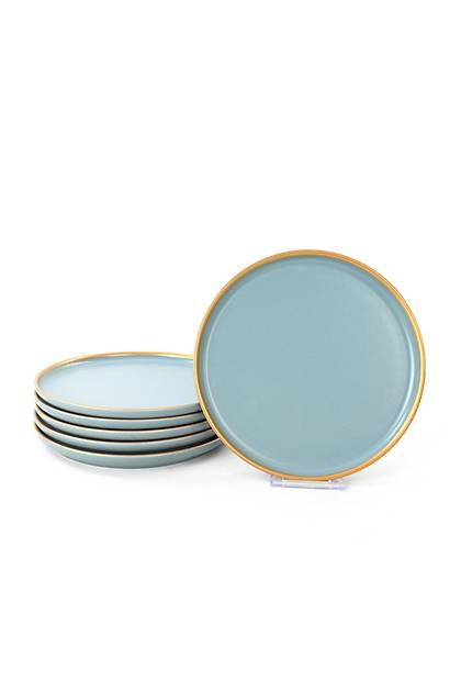 Nordic Gold Mat Gri Pasta Taba 22 Cm 6 Adet