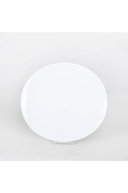 Oval Beyaz Yemek Takm 24 Para 6 Kiilik