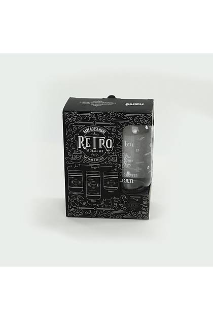 Retro Kavanoz Seti 3'l