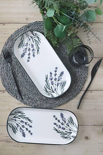 Keraart iek Bahesi Noyan Kayk Tabak 28 Cm 2 Adet 18940