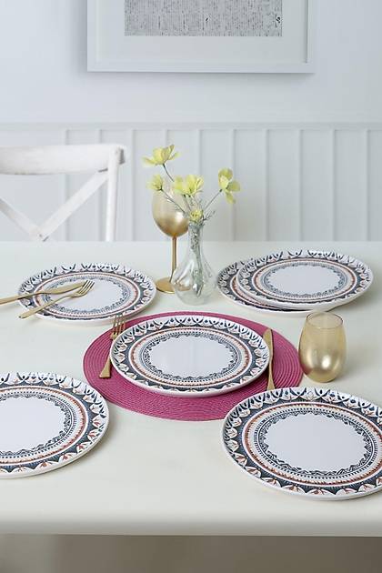 Keraart Ethnic Nordic Servis Taba 28 Cm 6 Adet 21618