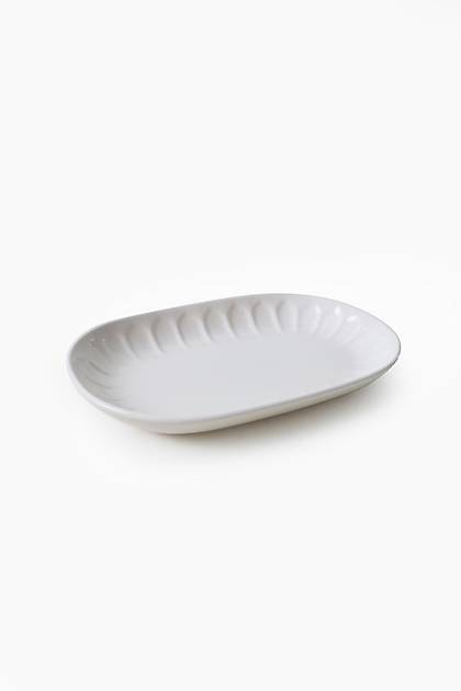 Krem Badem Kayk Tabak 29 Cm 2 Adet 030