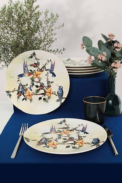 Keraart Fairy Bird Servis Taba 26 Cm 6 Adet - 19071