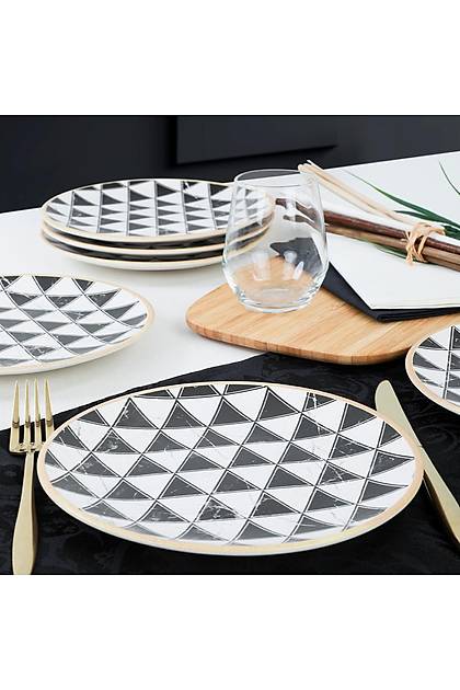 Trigon Marble Pasta Taba 20 Cm 6 Adet - 18765