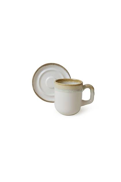 Shizen Mavi / Krem Formart Kahve Takm 8 Para 4 Kiilik Q39-Q44
