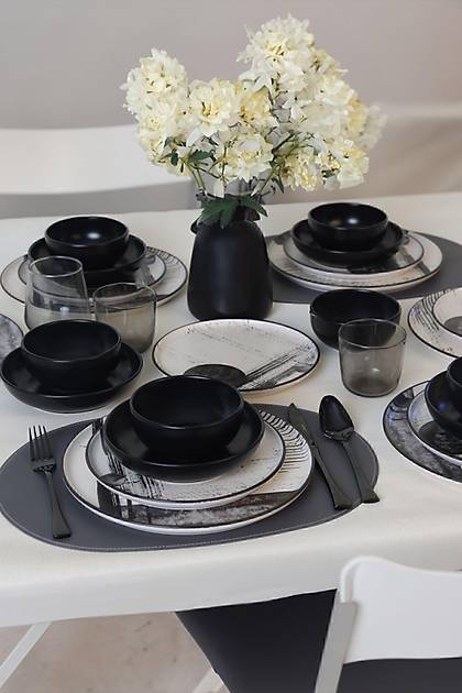 Keraart Shadowy Yemek Takm 24 Para 6 Kiilik 21783-84