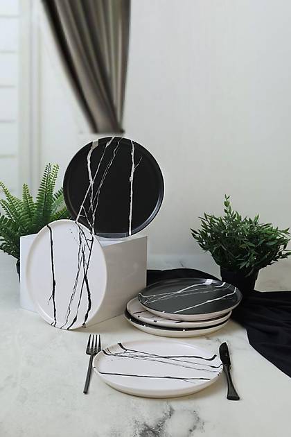Keraart Mermer Pasta Taba 22 Cm 6 Adet 17950-51