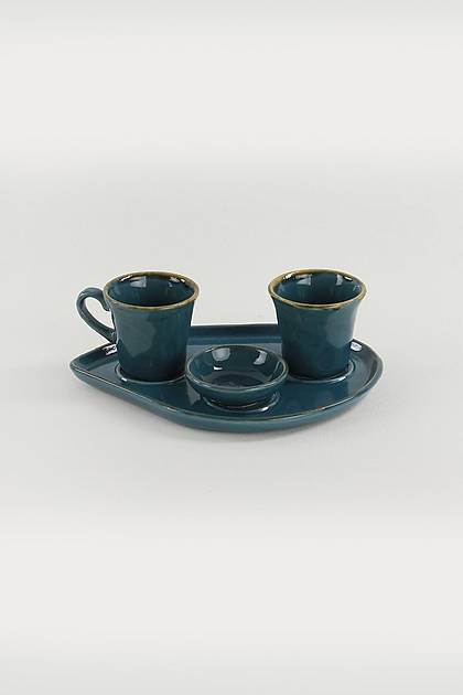 Safir Moka Kahve Sunum Seti 8 Para 2 Kiilik