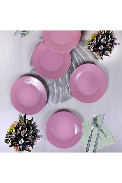 Violet Helezon Pasta Taba 21 Cm 6 Adet