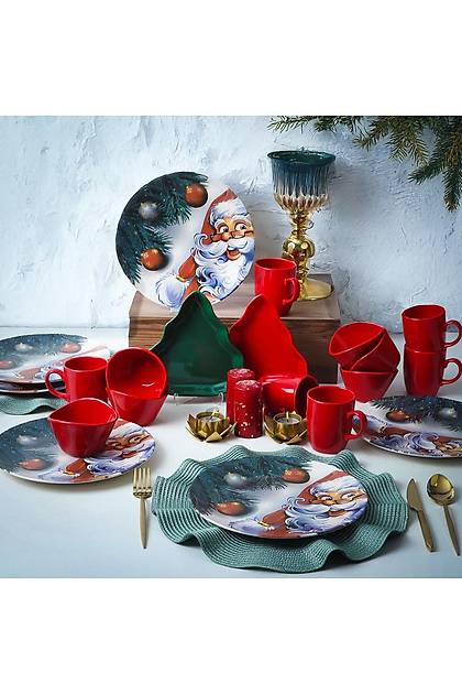 Noel Baba Kahvalt Takm 20 Para 6 Kiilik 17980