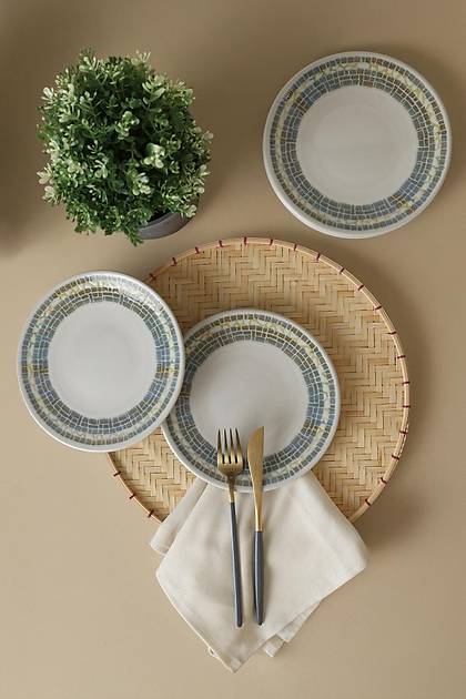 Mosaica Stoneware Pergamon Pasta Taba 20 Cm 6 Adet 22825