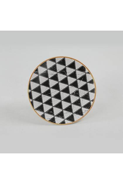 Trigon Marble Pasta Taba 20 Cm 4 Adet - 18765-66-67-68