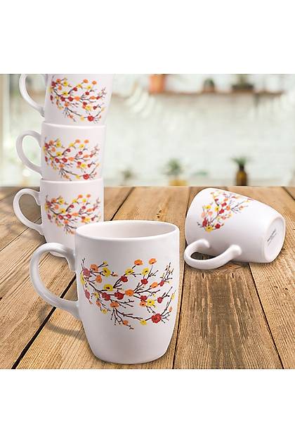 Keraart Sonbahar Tomurcuk Kupa 9 Cm 6 Adet