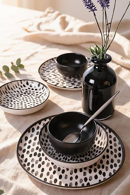 Shadow Nordic Yemek Tak�m� 6 Par�a 2 Ki�ilik 21434