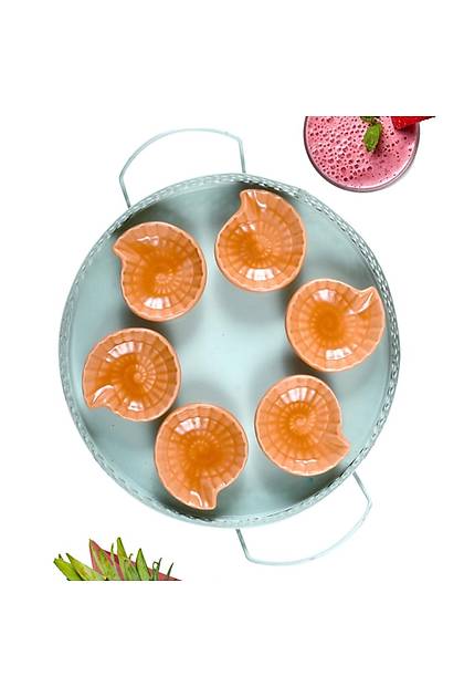 Turuncu Mini Salyangoz erezlik / Sosluk 8 Cm 6 Adet