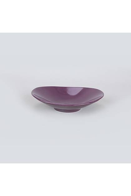 Oval Mor Yemek Takm 24 Para 6 Kiilik