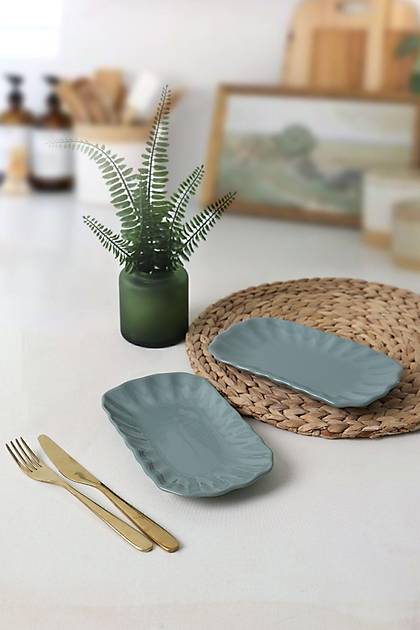 Yeil Sirius Kayk Tabak 23 cm 2 Adet 326