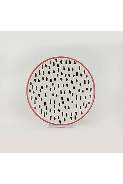 Brush Dots Ege Pasta Taba 20 Cm 6 Adet - 20267