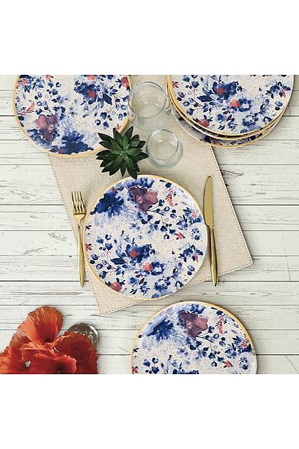 Keraart Mimoza Organik Servis Taba 26 Cm 6 Adet