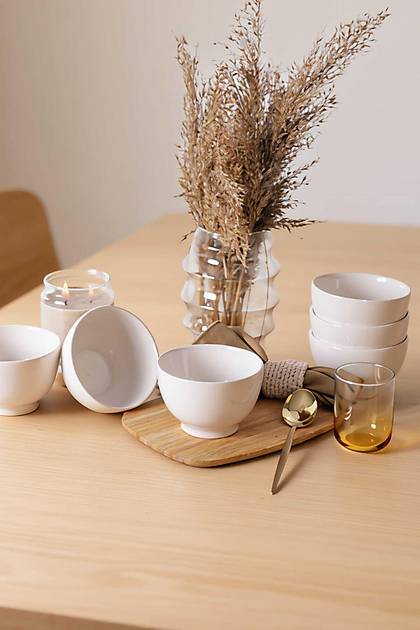 Beyaz Gama Kase 13 Cm 6 Adet 006