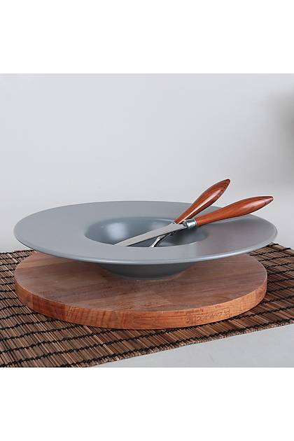Mat Gri Gurme Makarna Taba 28 Cm
