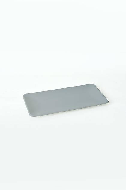 Mat Gri Siera Kayk Tabak 33x17 Cm 2 Adet 995