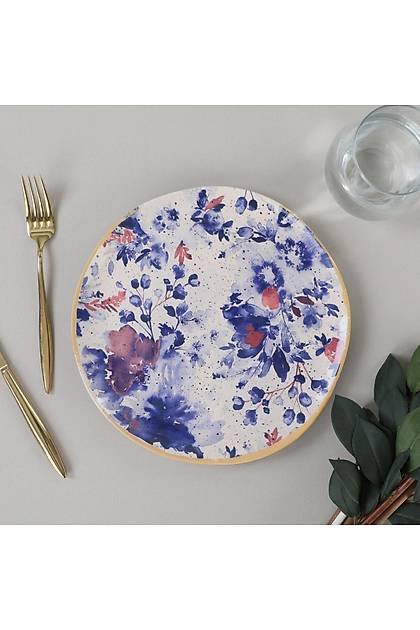 Keraart Mimoza Organik Servis Taba 26 Cm 6 Adet