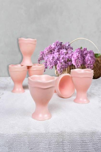 Mat Ak Pembe Juliet Yumurtalk 7 cm 6 Adet