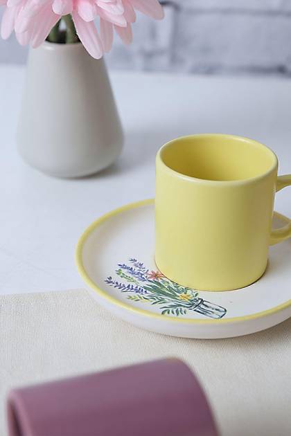 Keraart Elegant Blossoms Nordic Kahve Takm 12 Para 6 Kiilik 21788-93