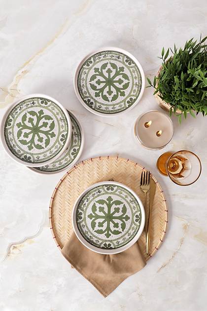 Timeless Green Stackable Pasta Taba�� 21 Cm 4 Adet 21974