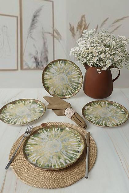 Green Ripple Nordc Pasta Taba 22 Cm 4 Adet / 22896
