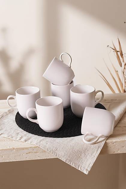 Beyaz Ekinoks Kupa 10 Cm 6 Adet 006