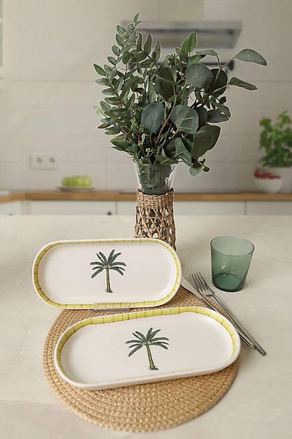 Palmiye Noyan Kayk Tabak 26 cm 2 Adet 22642