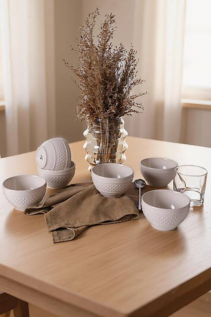 Reaktif Krem Rice Kase 11 Cm 6 Adet Q59