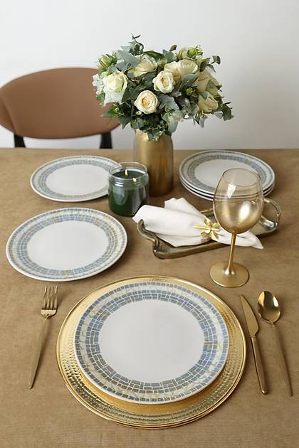 Mosaica Stoneware Pergamon Servis Taba 27 Cm 6 Adet 22825