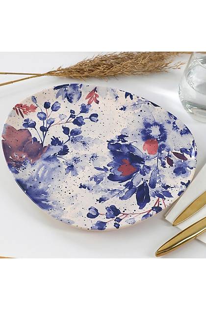 Keraart Mimoza Red Trior Pasta Taba 23 Cm 6 Adet