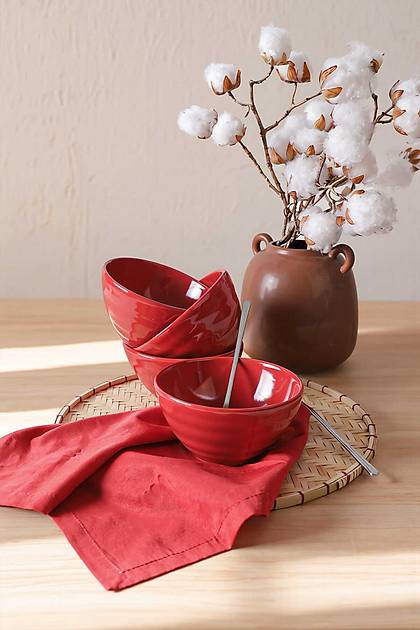 K�rm�z� Escargot Kase 14 Cm 4 Adet 506