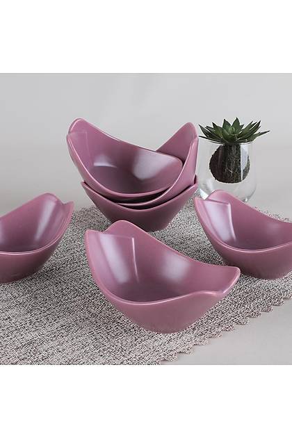 Mat Violet Sera erezlik/Sosluk 16 Cm 6 Adet