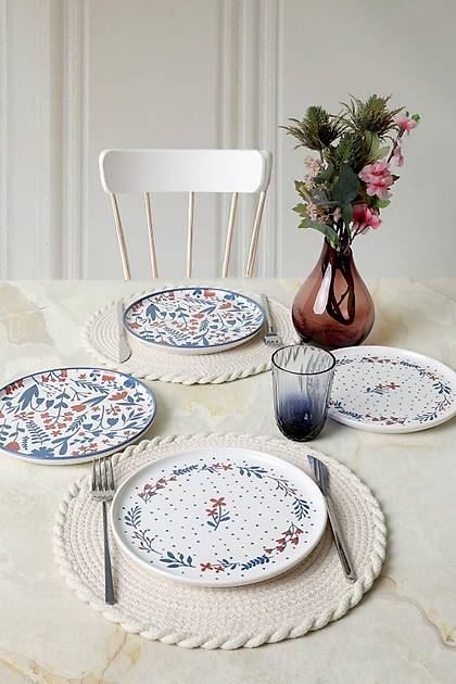 Dot & Bloom Nordic Pasta Taba 22 Cm 4 Adet 22963-64