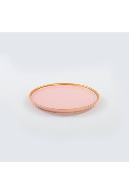 Wide Gold Mat Ak Pembe Yemek Takm 6 Kiilik 24 Para