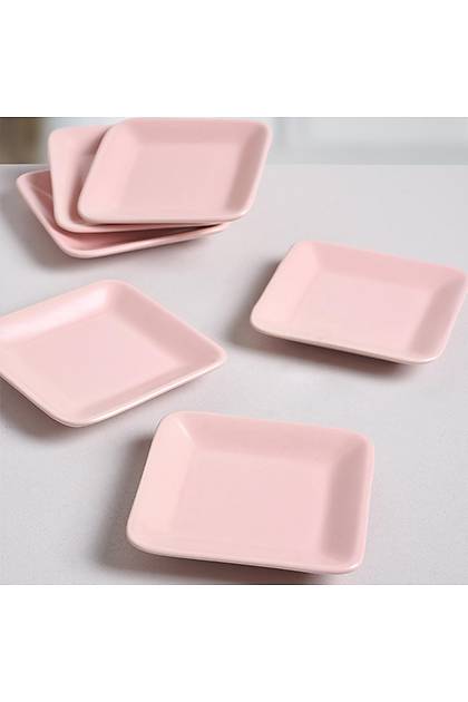 Mat Ak Pembe Plaza erezlik / Sosluk 11 Cm 6 Adet