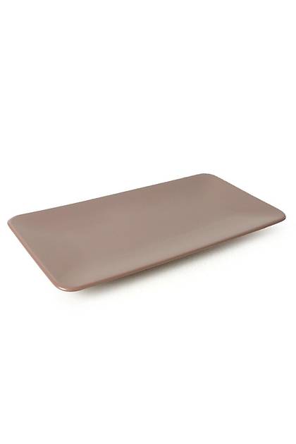Mat Ak Taupe Siera Kayk Tabak 33 Cm 2 Adet 958