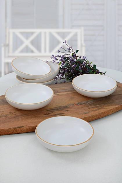 Gold Line White Halka erezlik/Sosluk 13 Cm 6 Adet