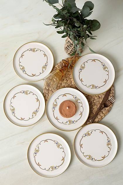 Bronze Bloom Nordic Pasta Taba 22 Cm 6 Adet 22927