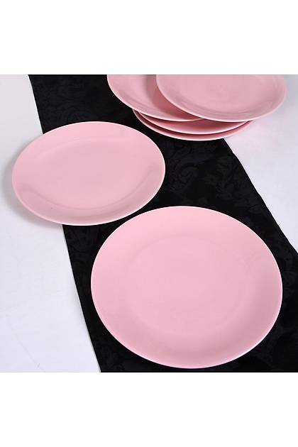 Ak Pembe Ege Servis Taba 26 cm 6 Adet